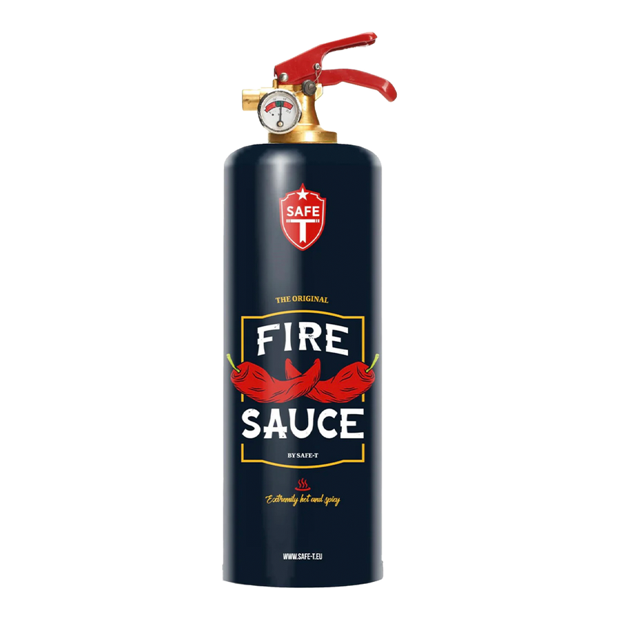 Fire Sauce Fire Extinguisher and Bracket