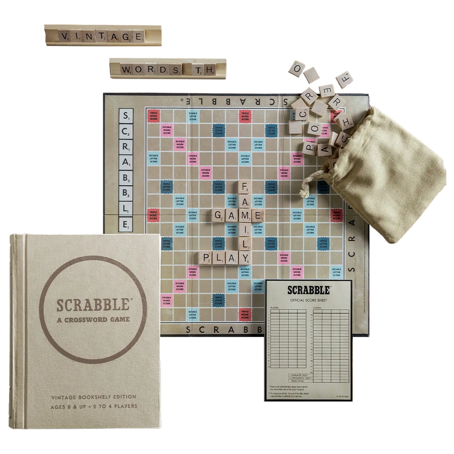 Scrabble Vintage Bookshelf Edition