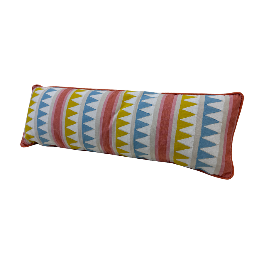 Thibaut Lomita Stripe Lumbar Pillow 11 x 30