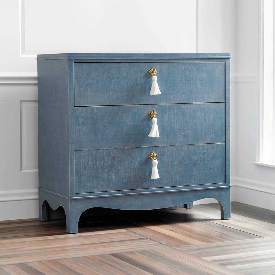 Easton Chest in Denim Blue Finish