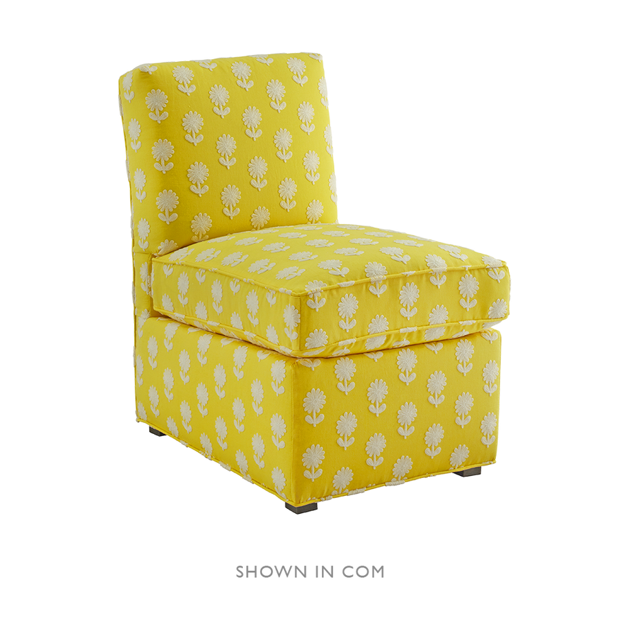 Upholstered Slipper Chair